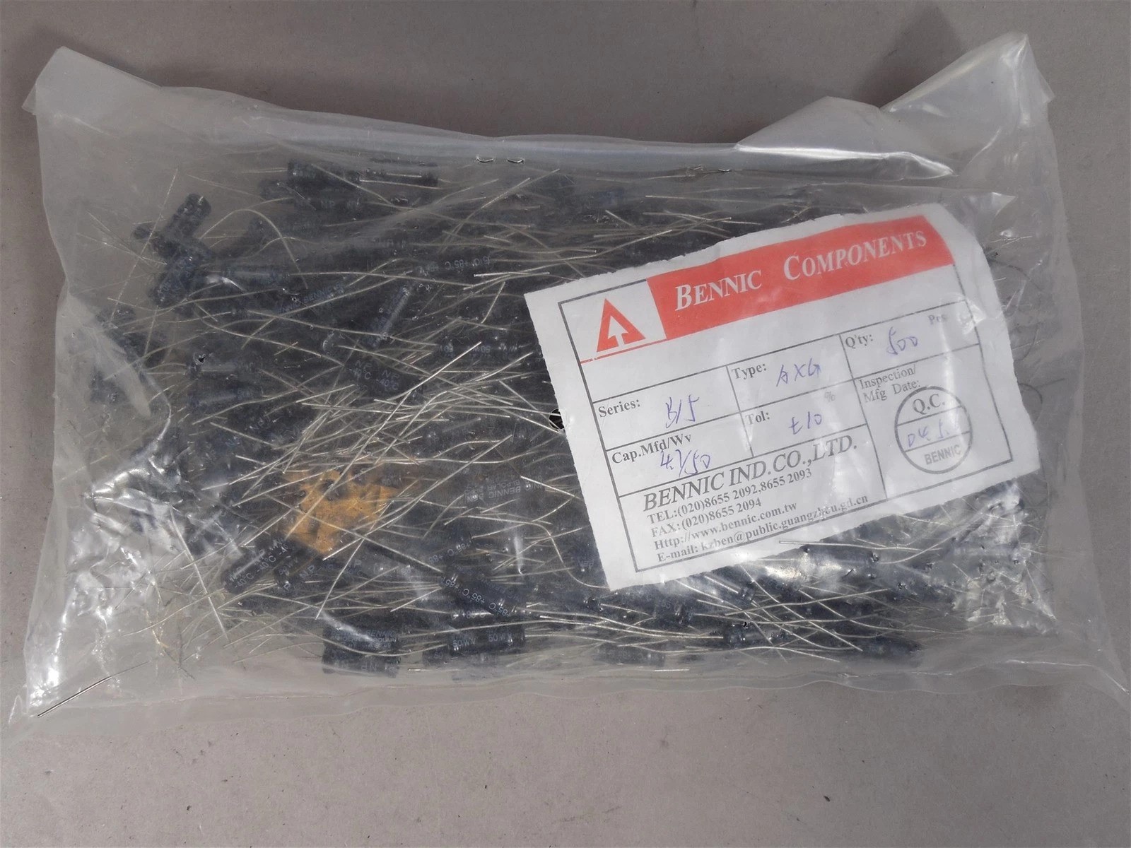 10 pieces 4.7uF Axial Crossover Capacitor Audio 4KHz and 8.5KHz 250 watts 50V