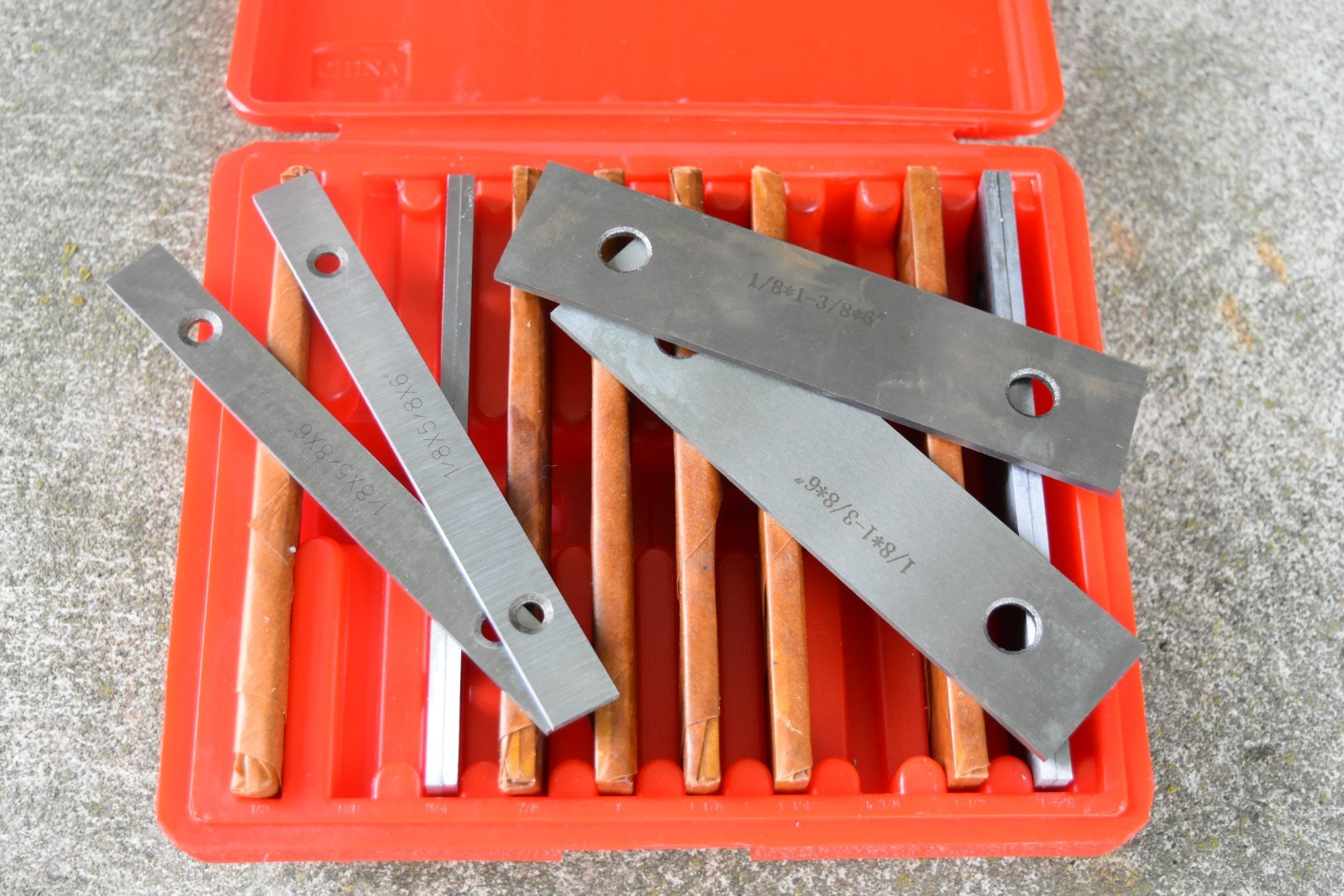 MSC 637-70320 Piece 6 Inch Long x 1/8 Inch Thick Alloy Steel Thin Parallel Set