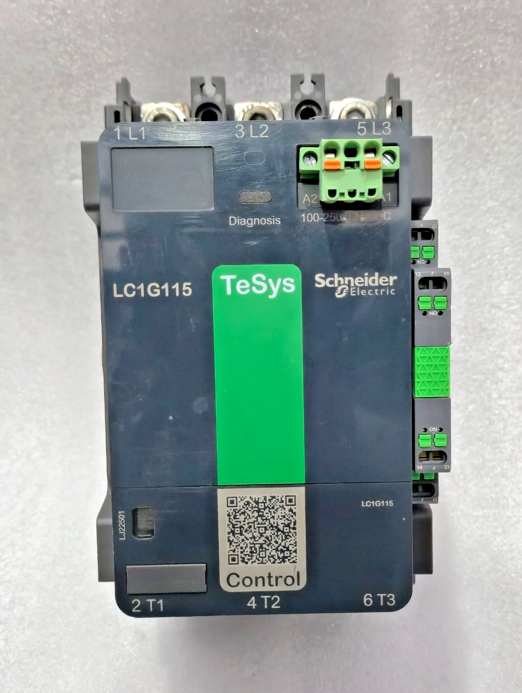 SCHNEIDER ELECTRIC TESYS LC1G115KUEN LC1G115 3 POLE CONTACTOR 100-250V AC/DC