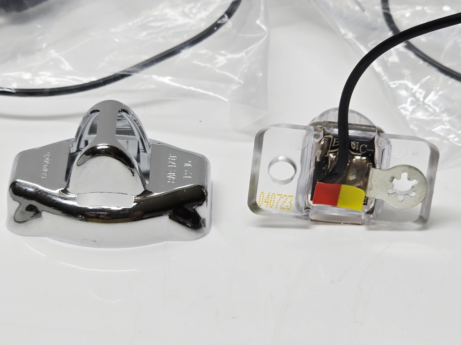 5 Optronics MCL181ARCRGB Amber/Red reversible fender light, Self Grounding