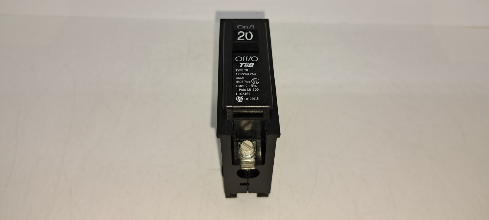 T&B TB120TB 20 Amp 1 Pole 120/240V Volt Thomas & Betts Circuit Breaker NEW