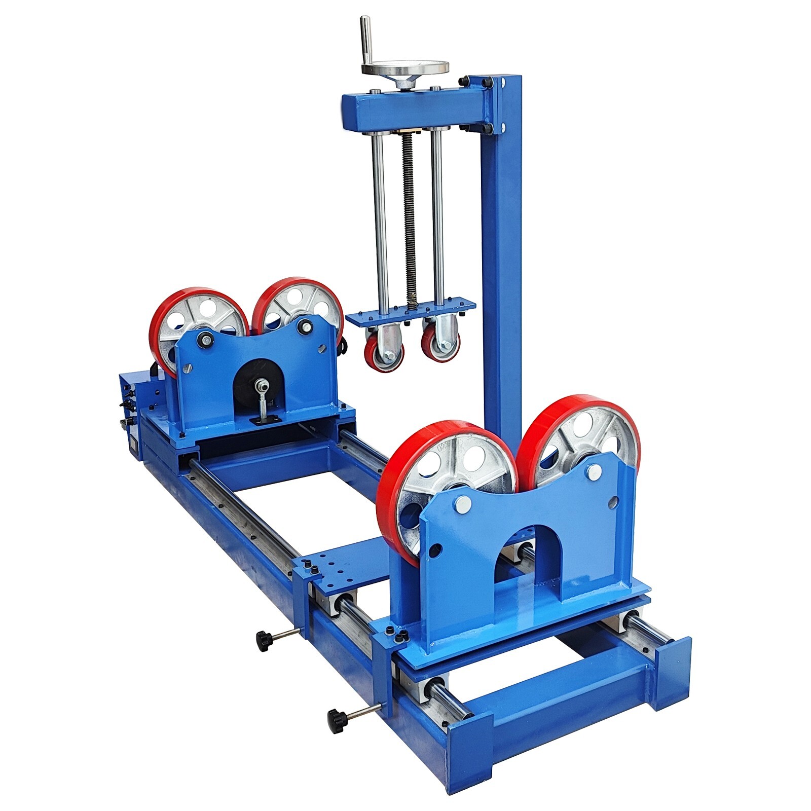 2200LB Welding Turning Roller 110V Tank Turning Positioner Rolls w/ Sliding Rail