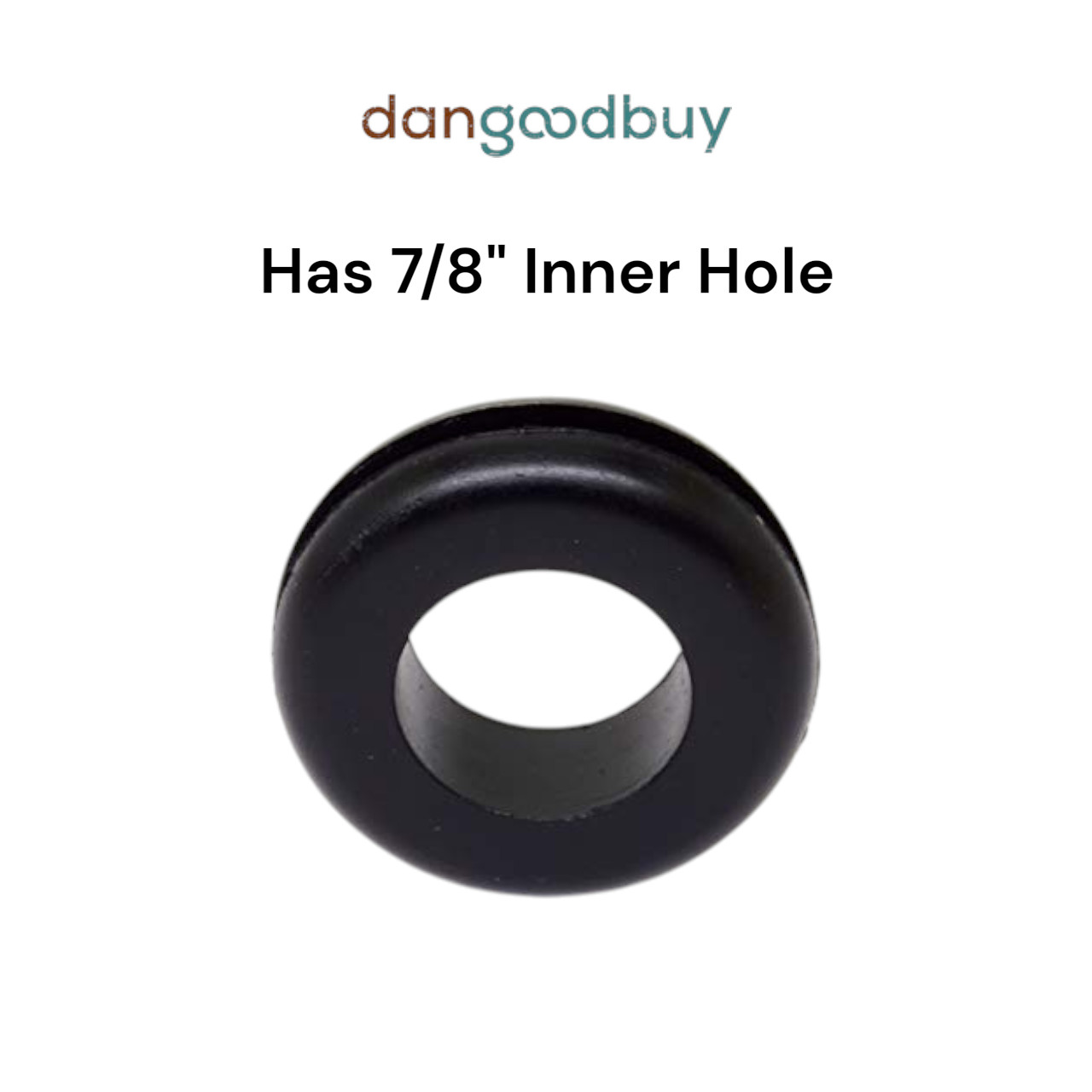 Rubber Grommets Fits 1 1/4″ Inch Opening in 1/8″ Thick Panel Has 7/8″ Inner Hole