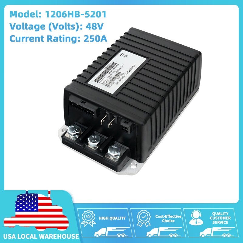 48V 250A Motor Controller 612632 for Curtis EZGO TXT Express 2010-UP 1206HB-5201