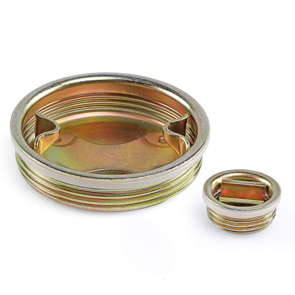 Steel Drum Bung Plug Caps for 55 Gallon Barrels Pack of 8