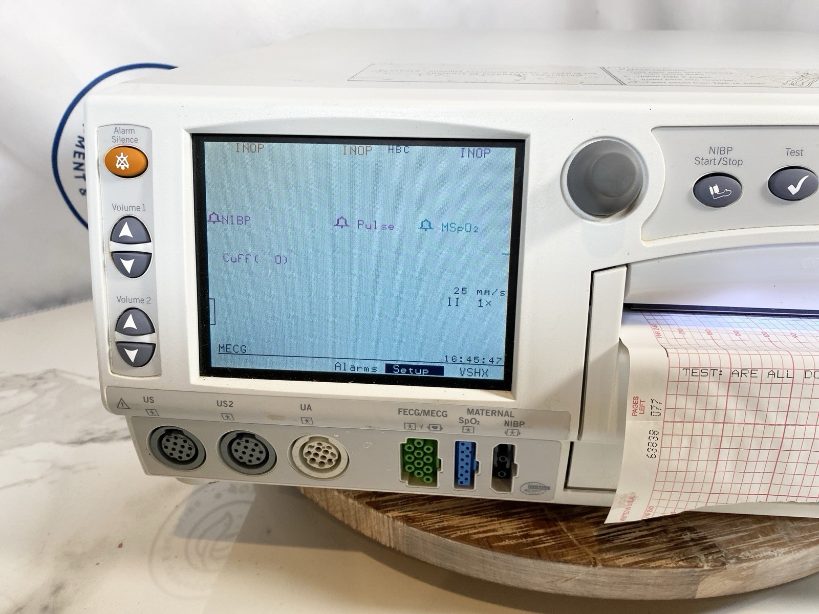 GE Corometrics 259CX-B Maternal Fetal Patient Monitor
