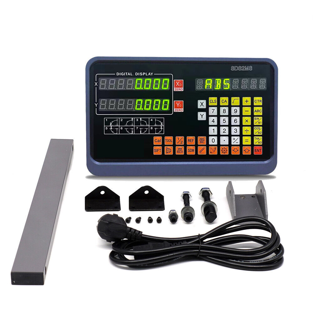 2/3 Axis Digital Readout Linear Scale DRO Display 5um for Bridgeport Mill Lathe