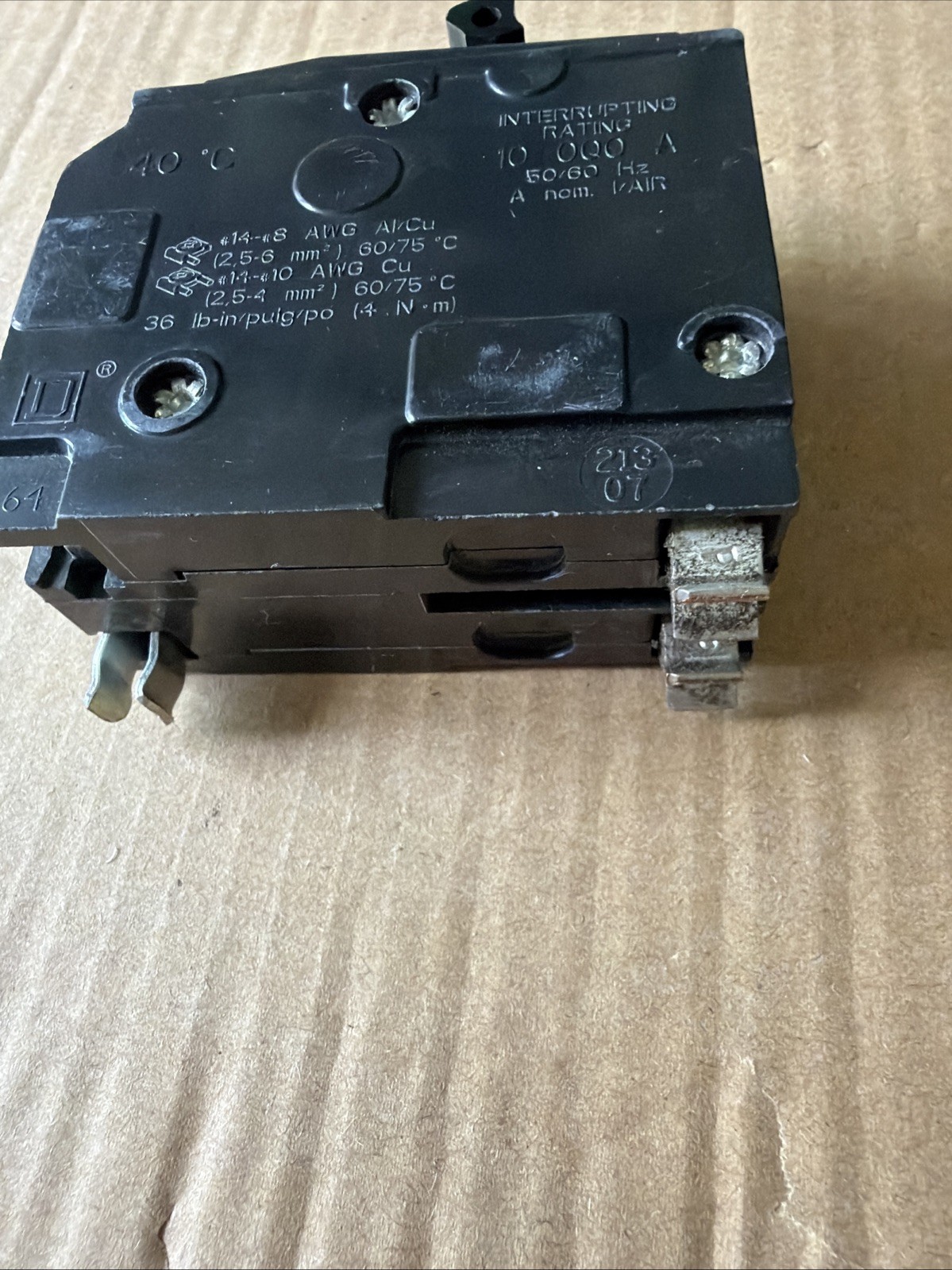 SQUARE D QO230 2-Pole 30-Amp 120/240V Circuit Breaker.
