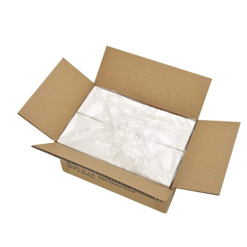 4000 Fanfold 4×6 Direct Thermal Shipping Labels 4 Stacks for Zebra Eltron 2844