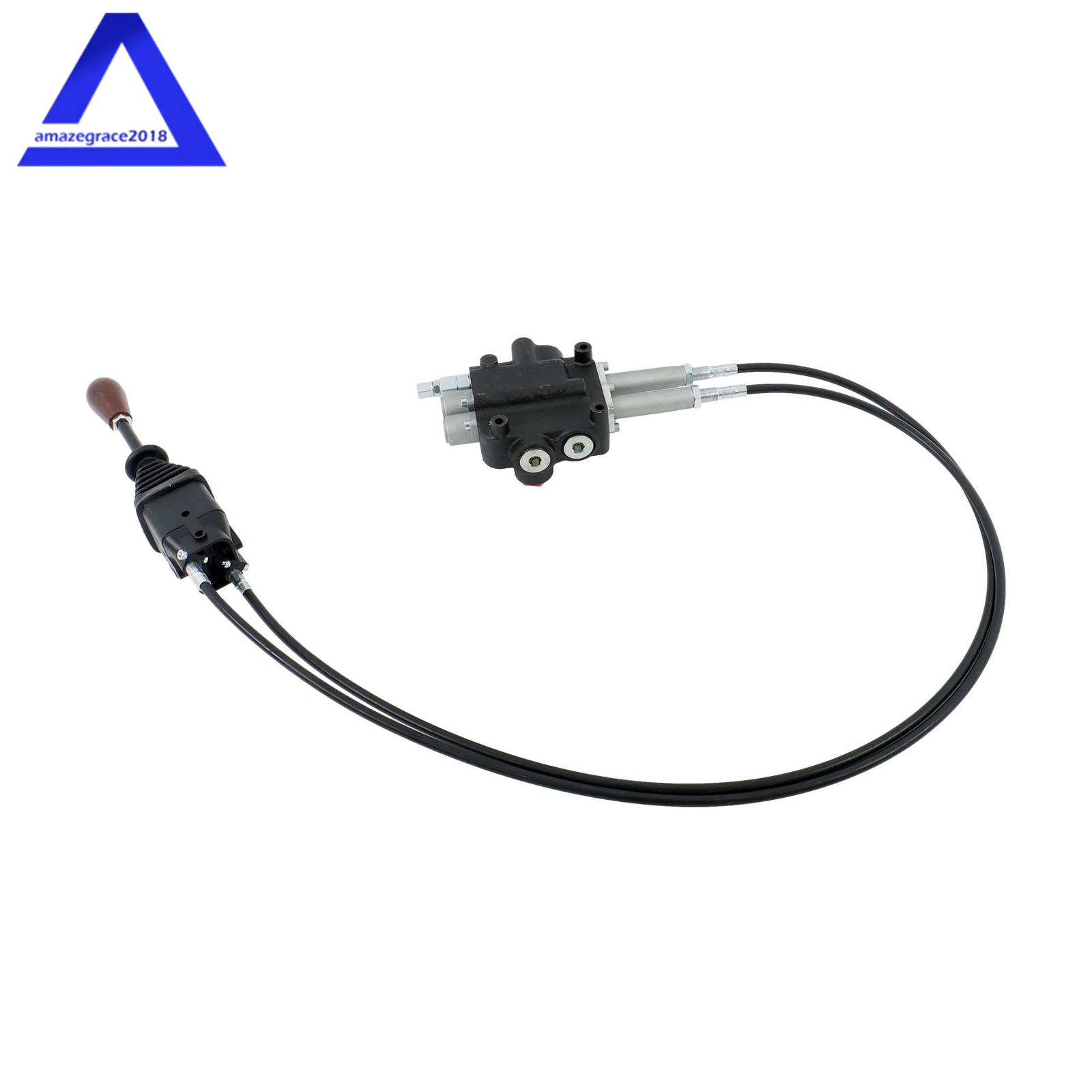 2 Spool Remote Control Valve Kit 80lpm/ 21gpm + Joystick + Cable 25MPa