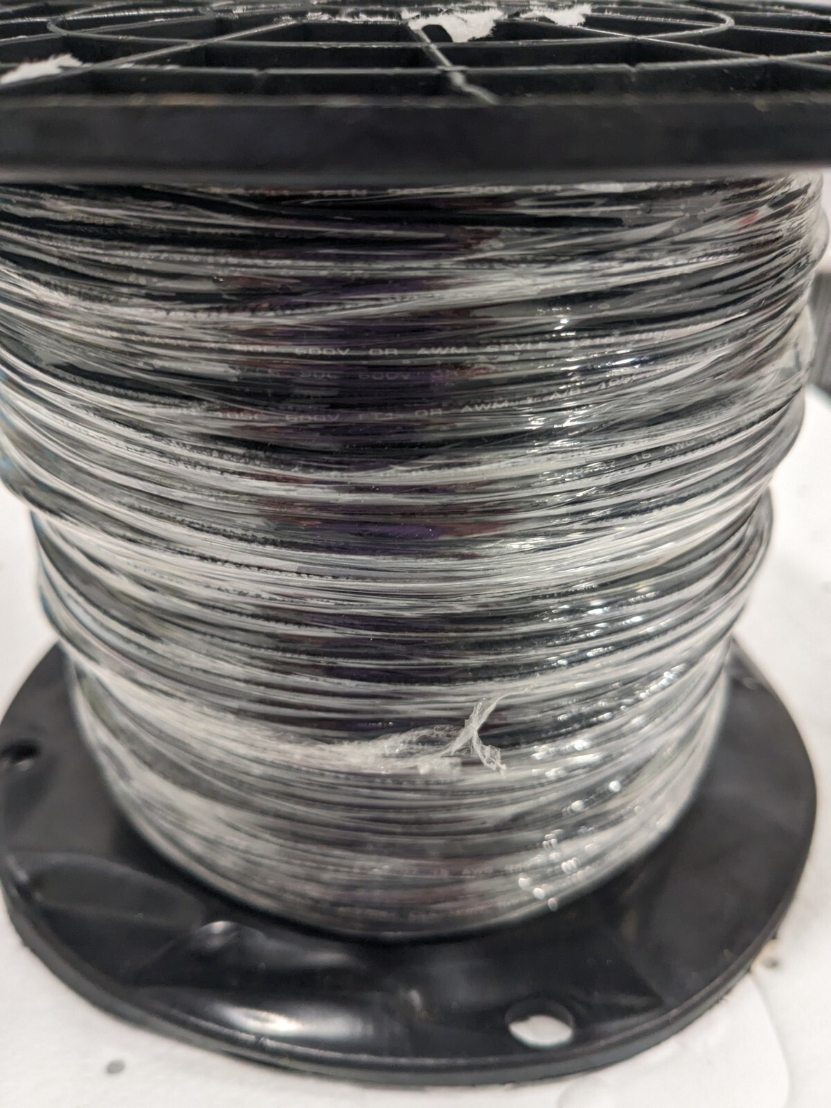 26 Strand Building Wire THHN, 16 AWG, 10 Amp, 500′ L BD-17910N DAMAGED SPOOL