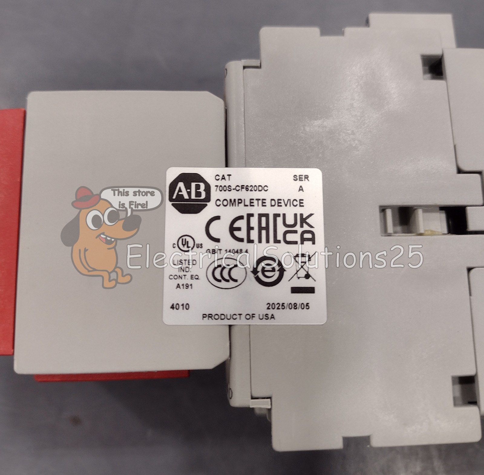 New Allen-Bradley 700S-CF620DC 8-Pole Safety Control Relay – Free Shipping