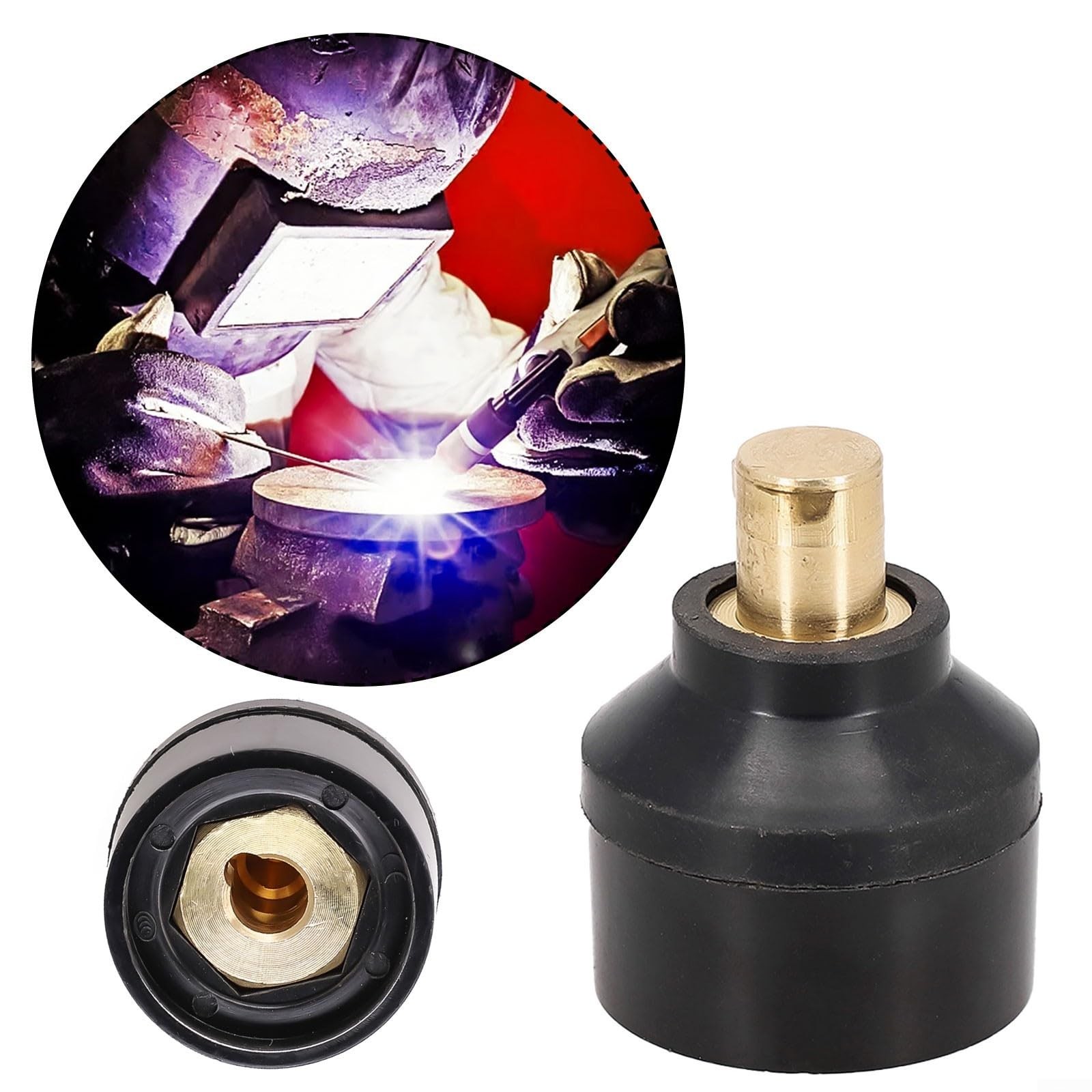 TIG Torch Connector Adapter, Convert 10-25(9mm) To as picture show