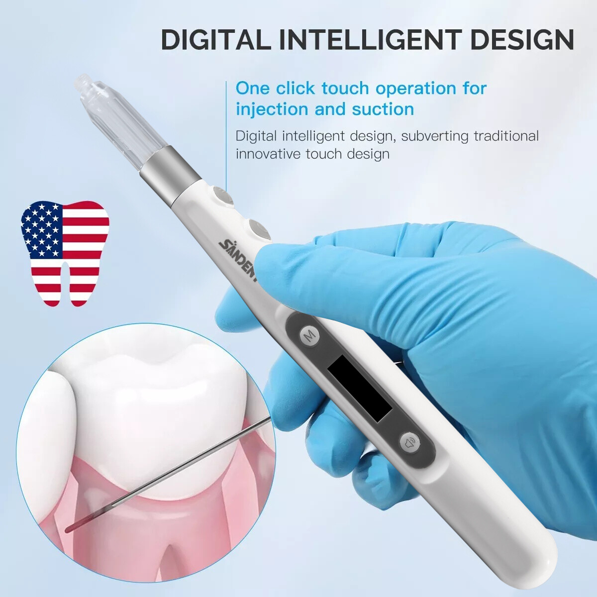 Woodpecker Style Dental Painless Oral Local Anesthesia Device anestesia Pen