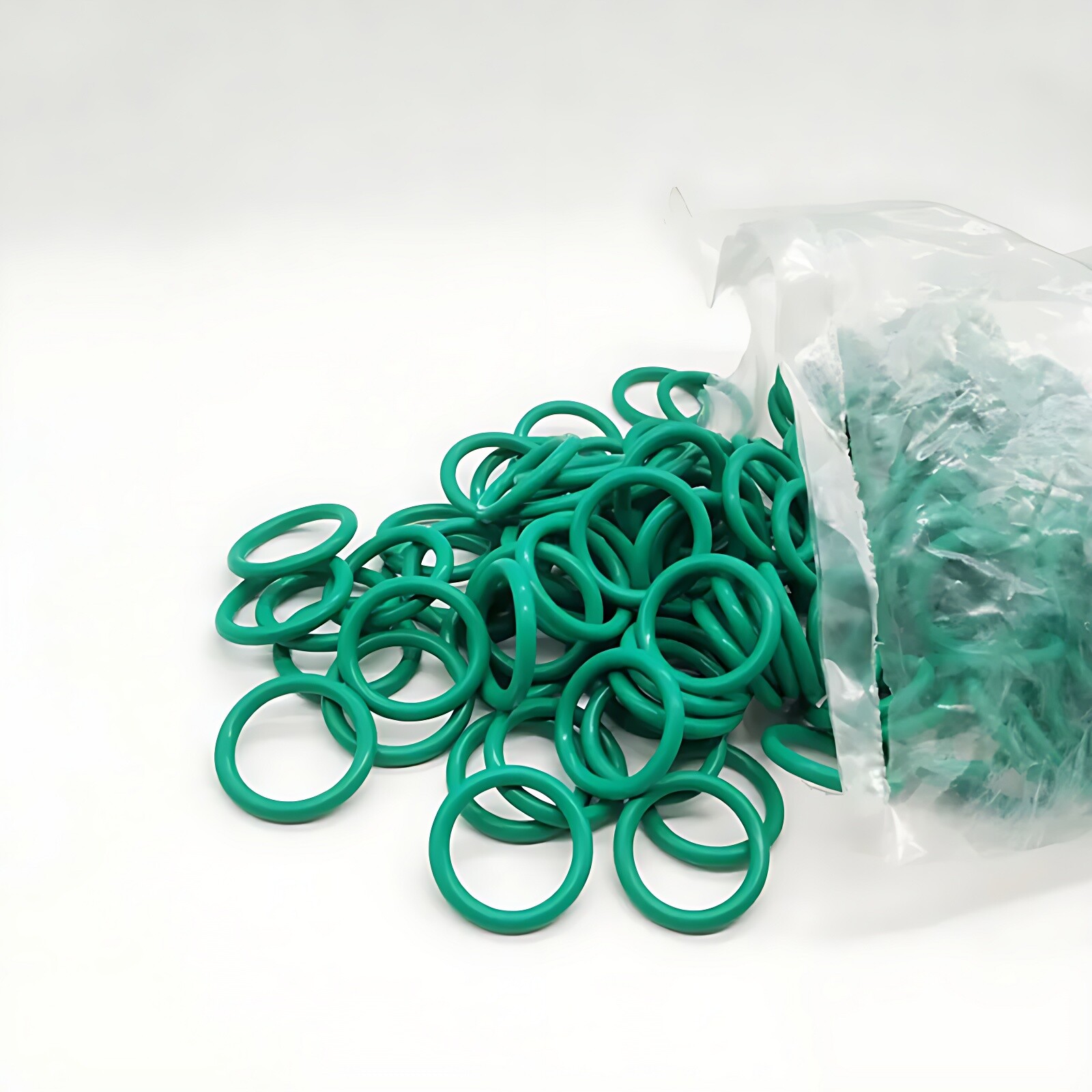 6mm Cross Section O-Rings FKM Fluorine Rubber 28mm – 450mm OD Gasket Seals Green