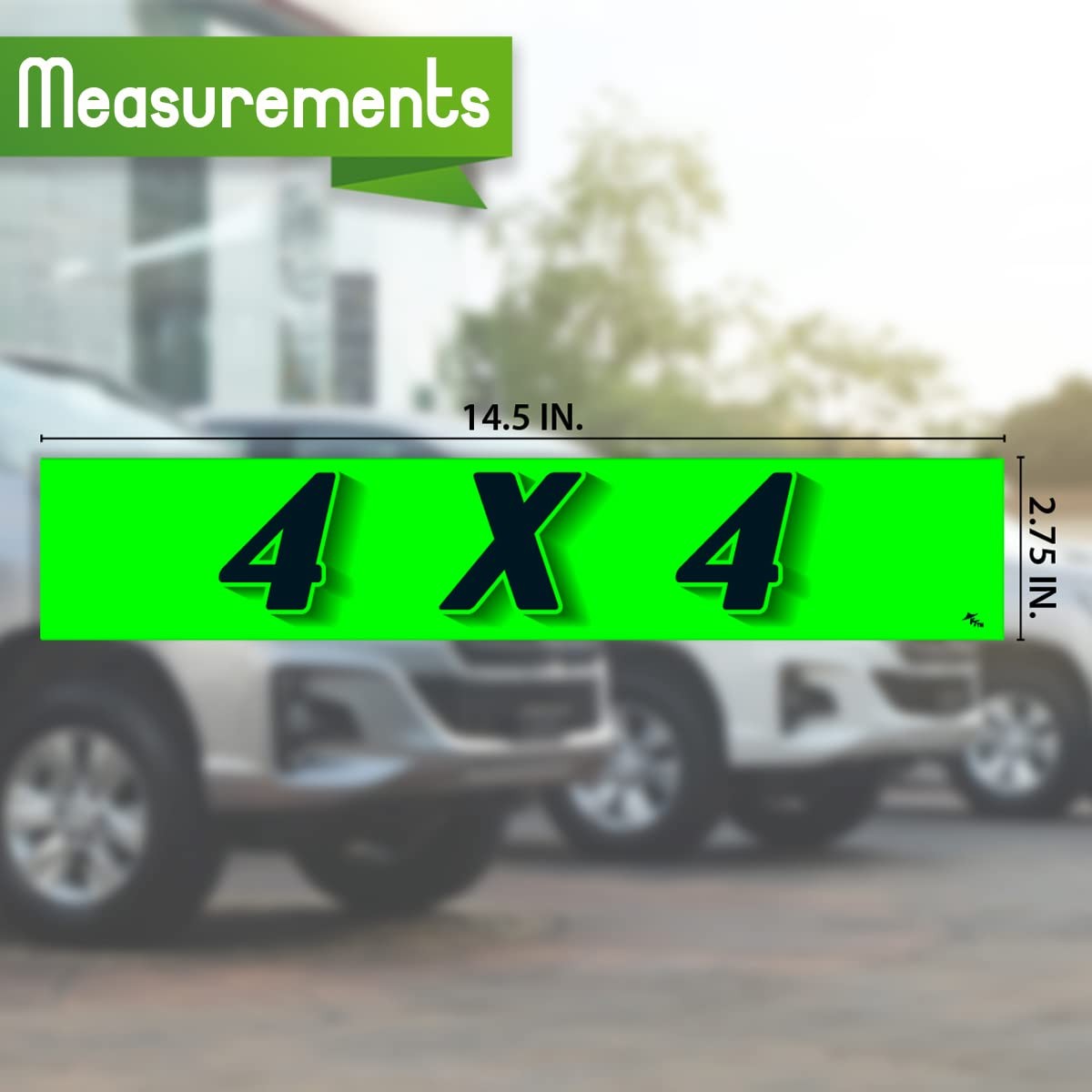Versa-Tags 4 X 4 Chartreuse Green Stickers 12 Pack