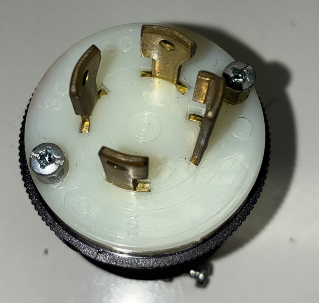 Hubbell HBL2731 Twist-Lock Plug 30A 3-Phase 480VAC NEMA L16-30P NOS No Box