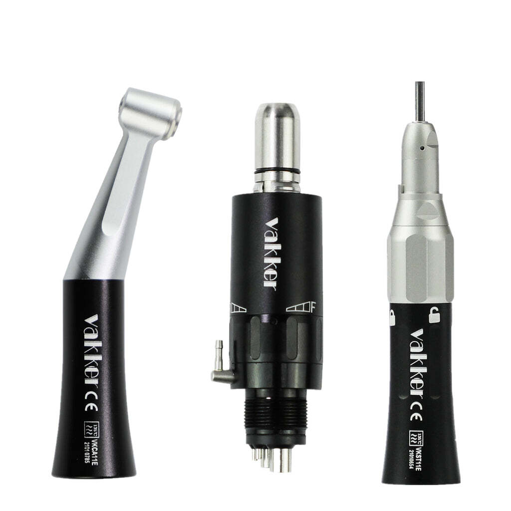 Dental Low Speed External Water Spray Straight Contra Angle Air Motor Handpiece