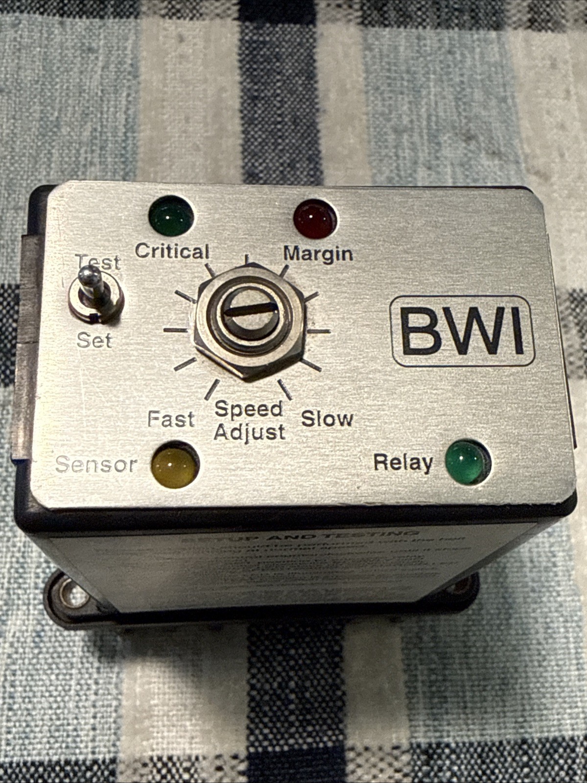 EAGLE BWI 22-8000 TAC Switch 60-800 RPM 120 VAC Speed Adjust Relay Module