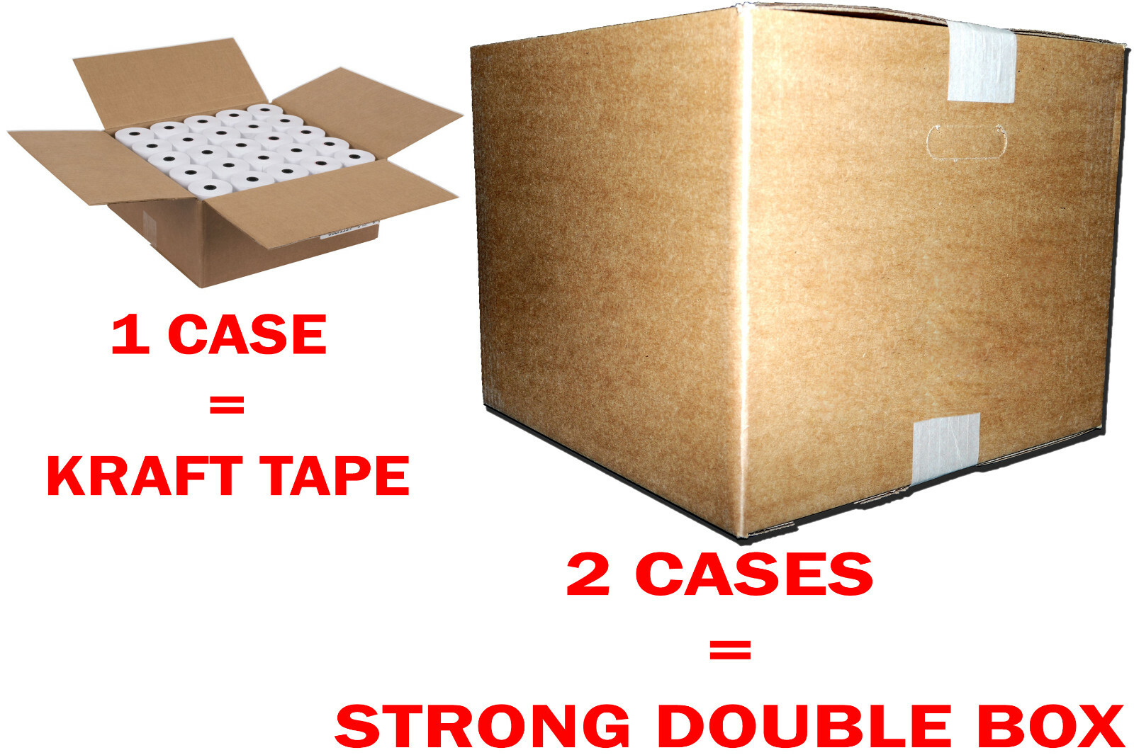 3-1/8″ X 230′ THERMAL POS RECEIPT PRINTER ROLL PAPER BPA FREE – 50 ROLLS 48GSM