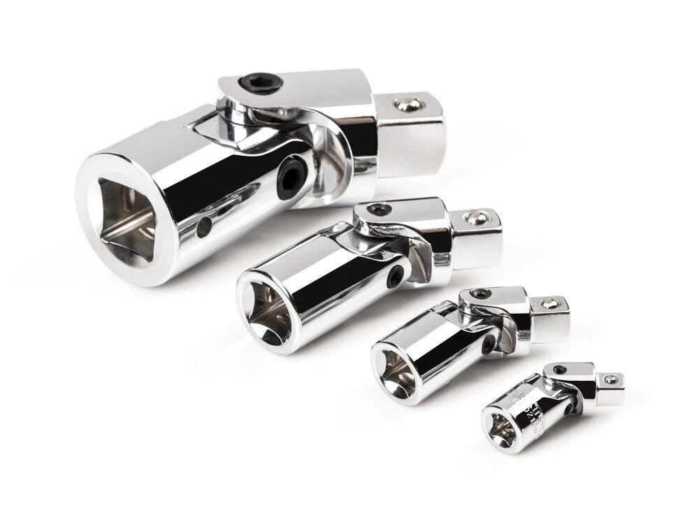 Tekton 1/4, 3/8, 1/2, 3/4 Inch Drive Universal Joint Set, 4 Pieces