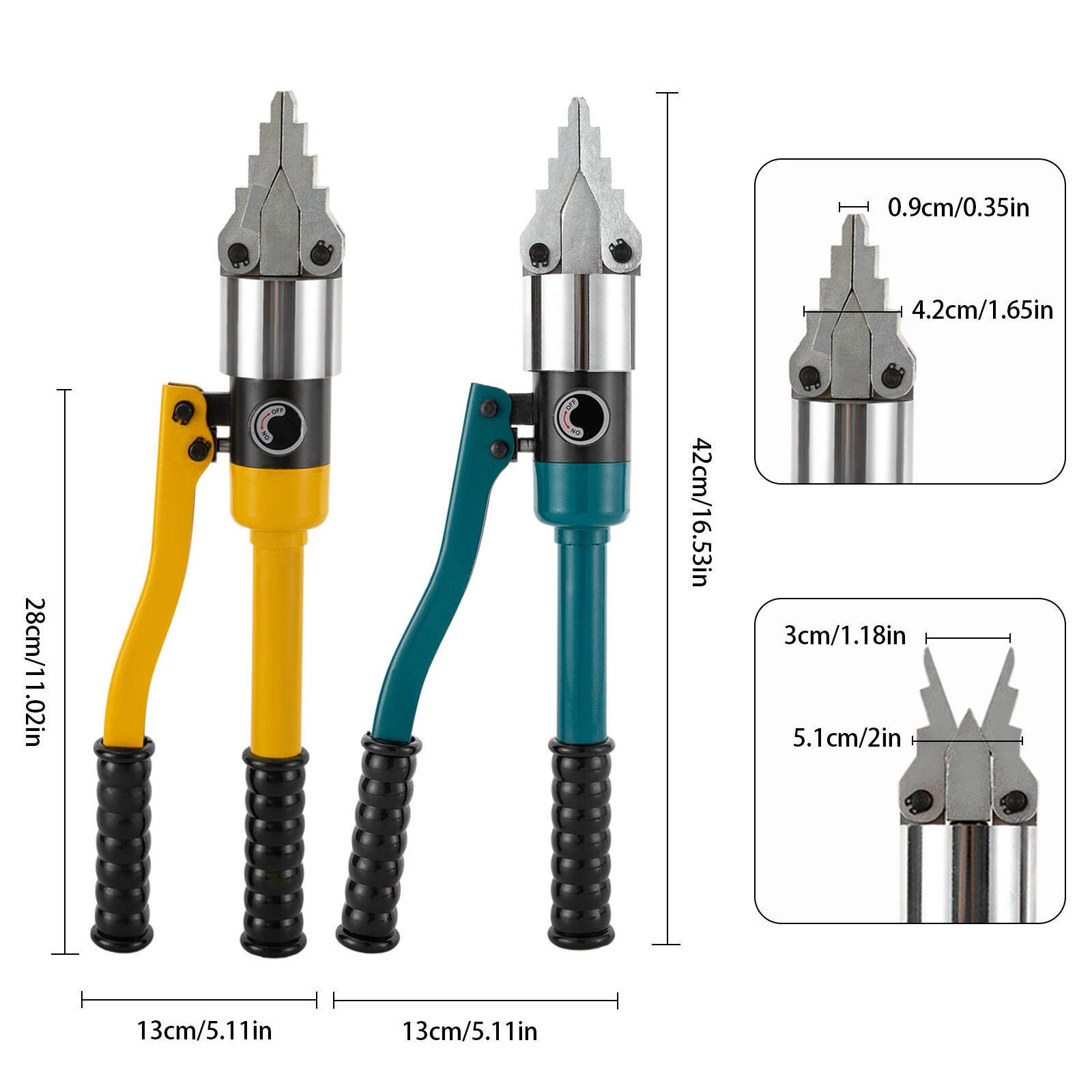 Portable Hydraulic Flange Spreader Split Splitter Expander Stretch Plier tool 8T