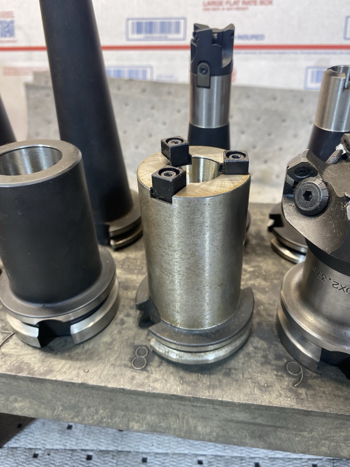 BT 40 Face Mill Holders Lot Of 10
