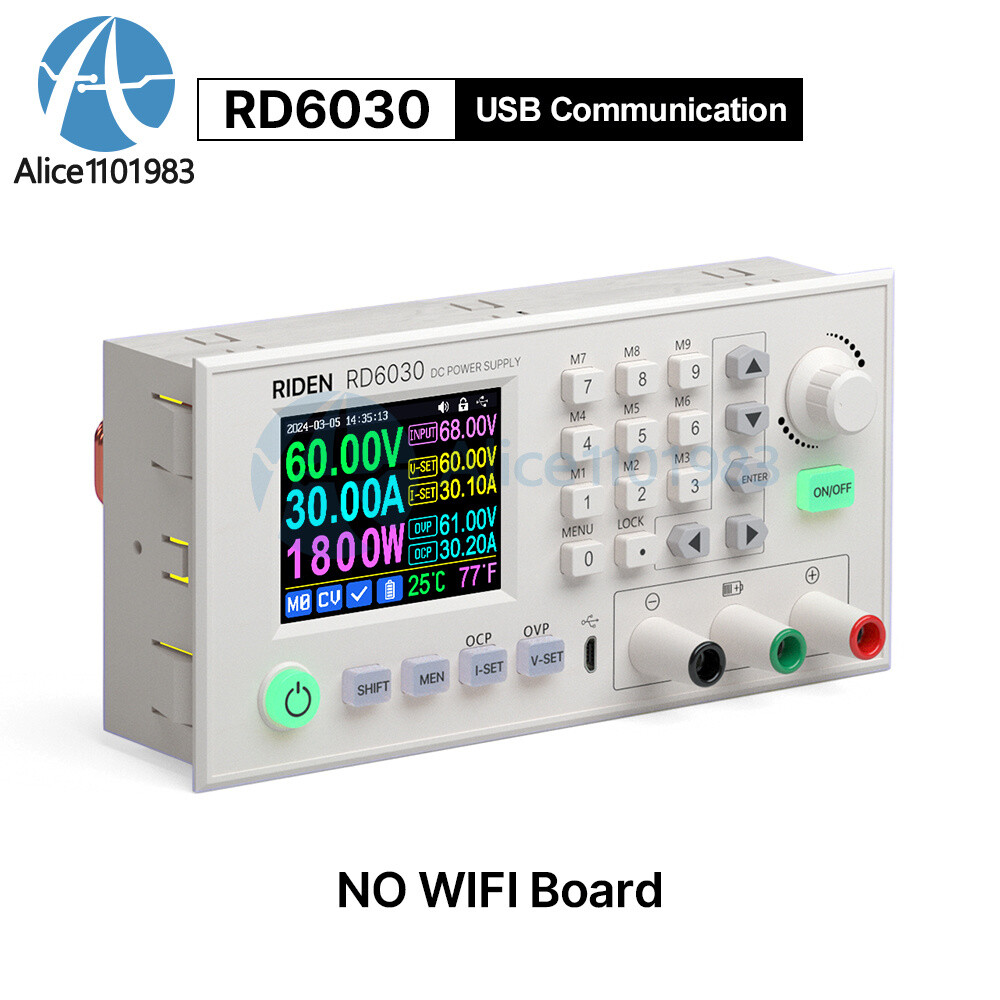 RD6030 RD6030W 60V 30A Digital Display Adjustable DC Regulated Power Supply