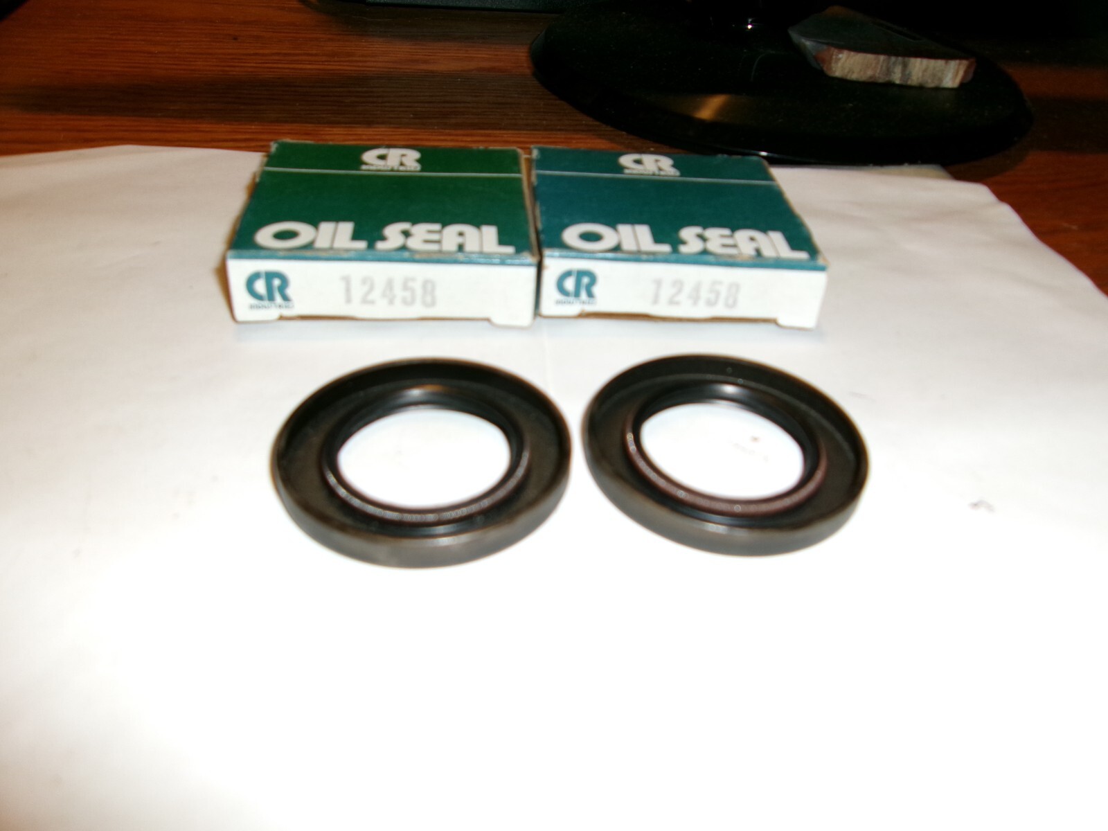 2 (TWO) CHICAGO RAWHIDE 12458 OIL SEALS = $14.98 = $7.49 EACH = FREE SHIPPING