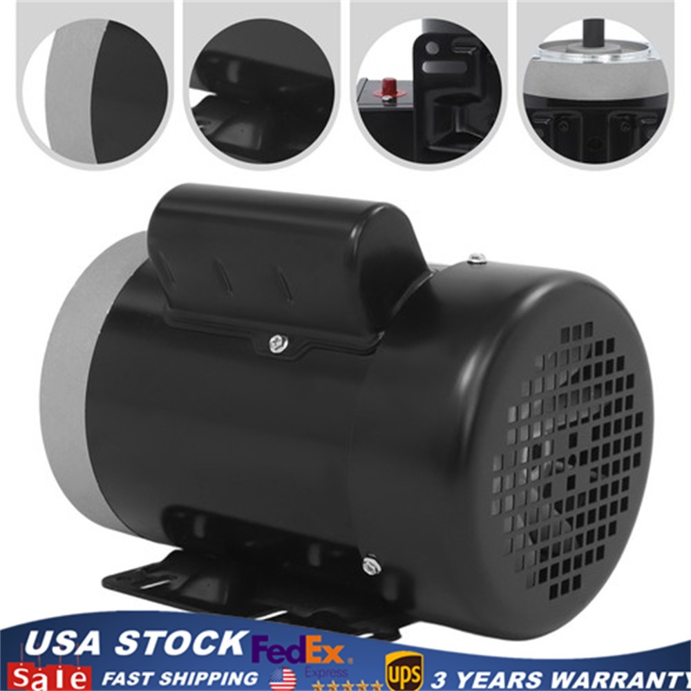 Industrial & Agricultural Single Phase Electric Motor 1725RPM 60Hz 1/2HP Motor