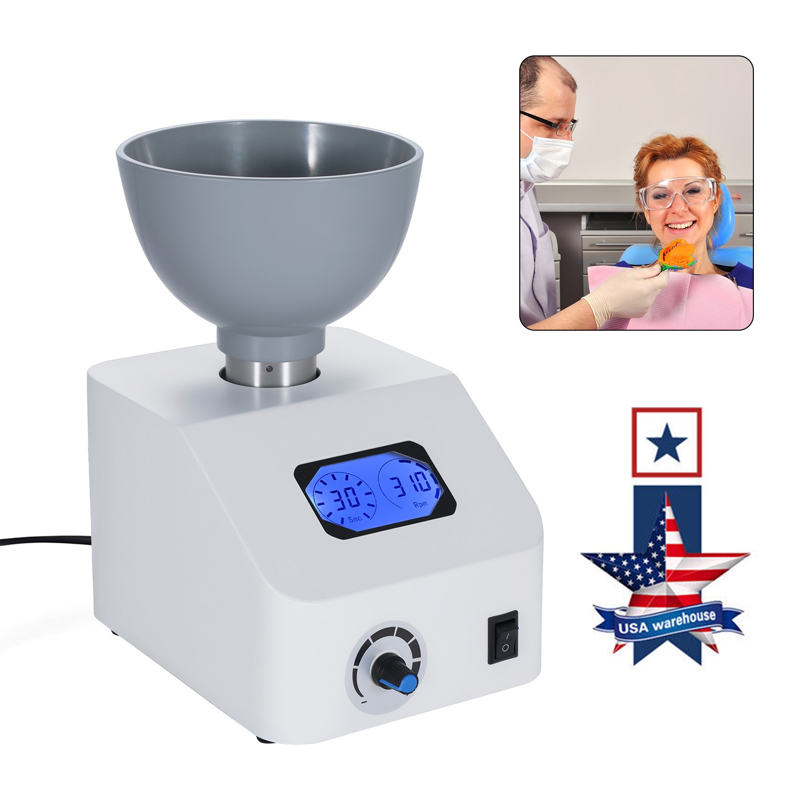 High-End Dental Printing Die Mixer Machine Alginate Dentistry Tools