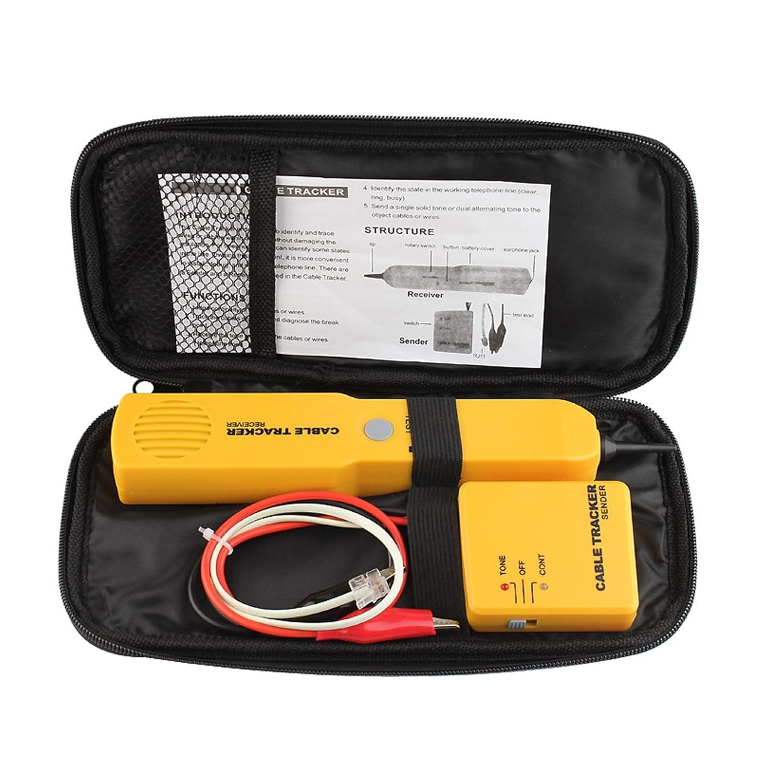 Electrical Wire Tracer Circuit Tester W/tone Generator & Probe Kit, Cable Signal