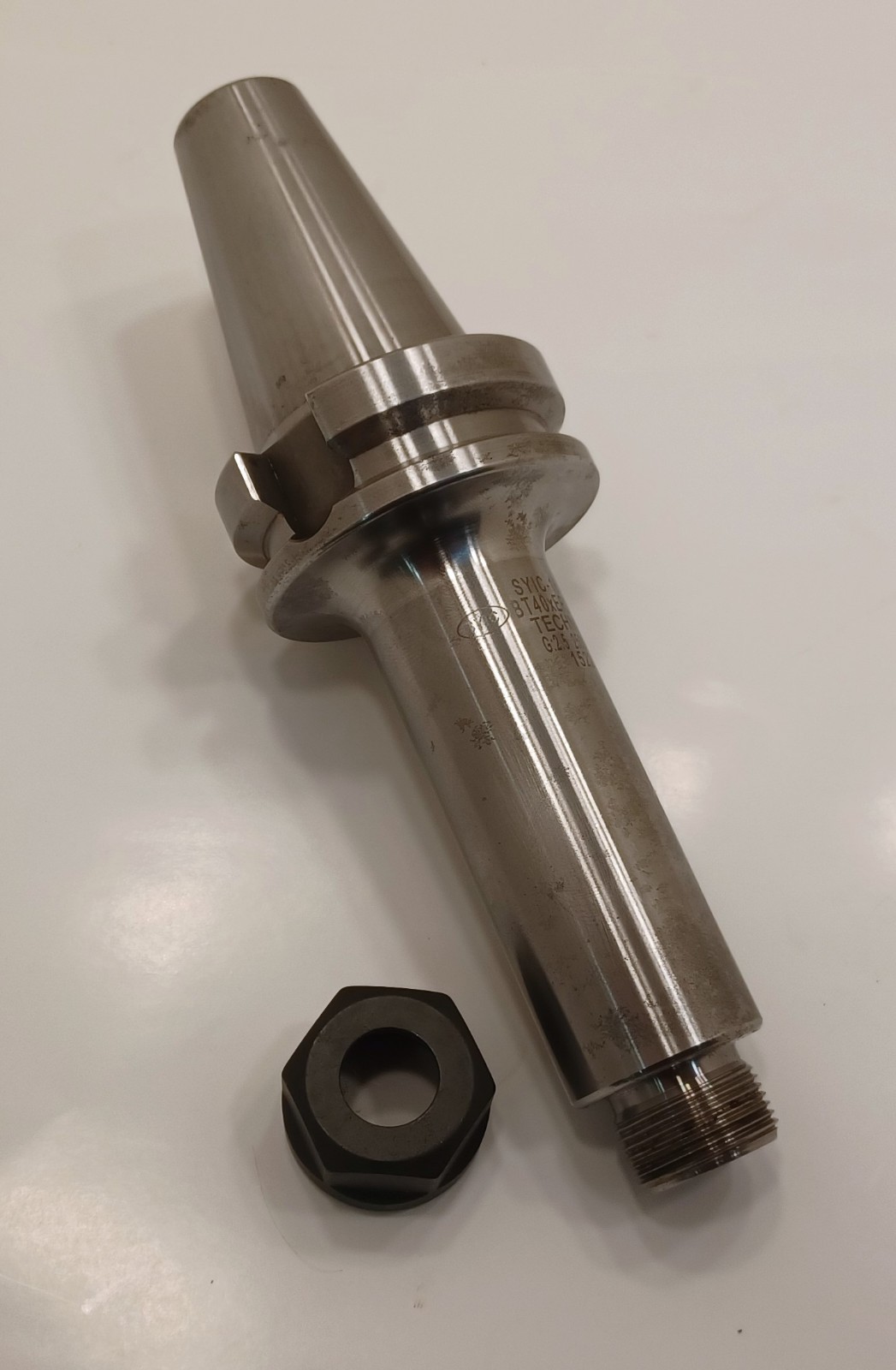 Techniks SYIC-16167 5.9″ 150mm Projection BT40 ER20 Collet Chuck G2.5 25000 rpm