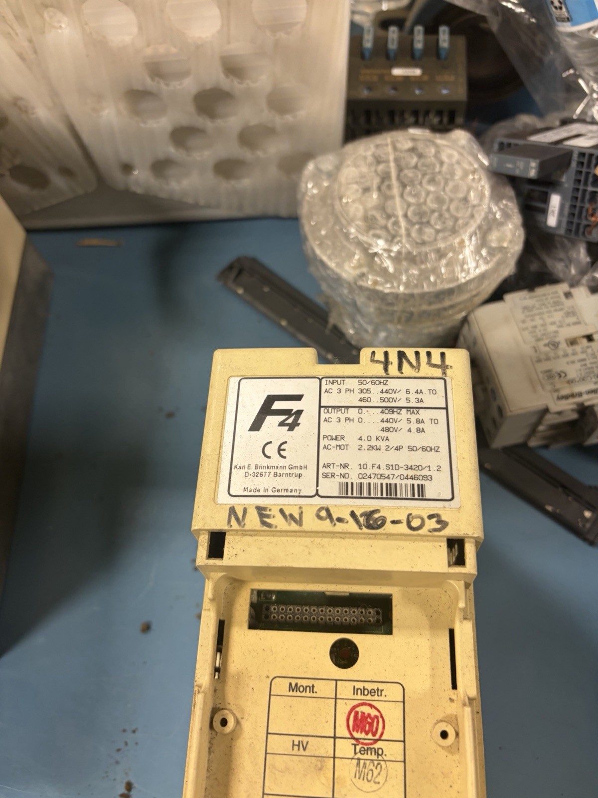 KEB Frequency Converter, 2,2 kW 10.F4.S1D-3420/1.2 USED