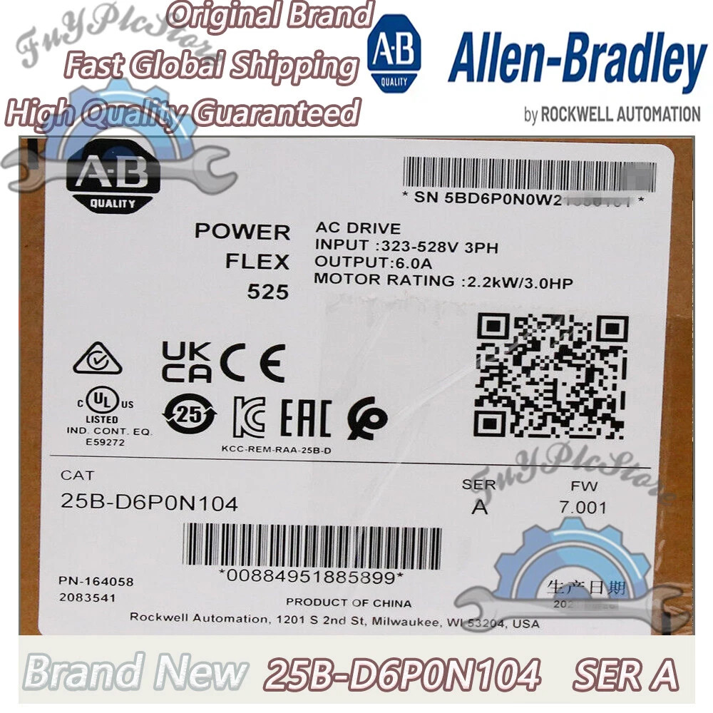 AB 25B-D6P0N104 Ser A Brand New Quality Guaranteed Free Ship