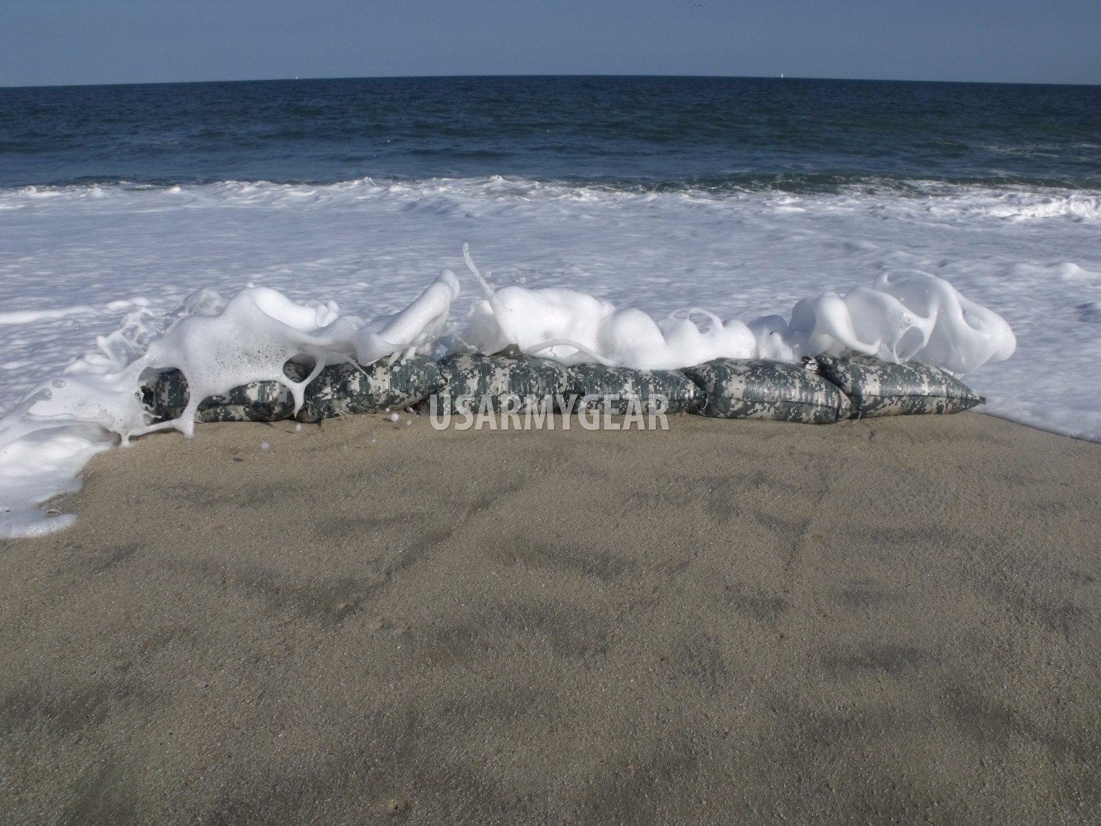 Sandbags Sand Bags Flood Erosion Barrier Hurricane Prep Army Military ACU Camo