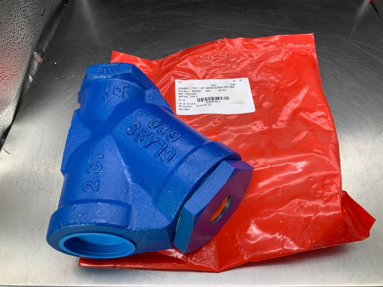 Spirax Sarco Y-Type Strainer Type 2 NPT 250 psig, 20 Mesh