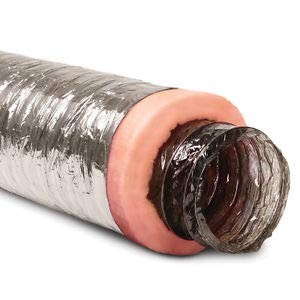 Flexible insulated Duct – MEA Silver Metalized Jacket Air Duct Flexible Pipe Tu