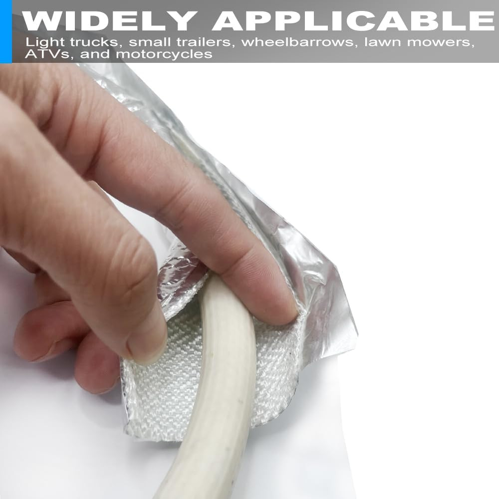 Fuel Line Sleeve 5/8″ I.D. X 39″ Self Adhesive Aluminum Heat Shield Heat-Resista