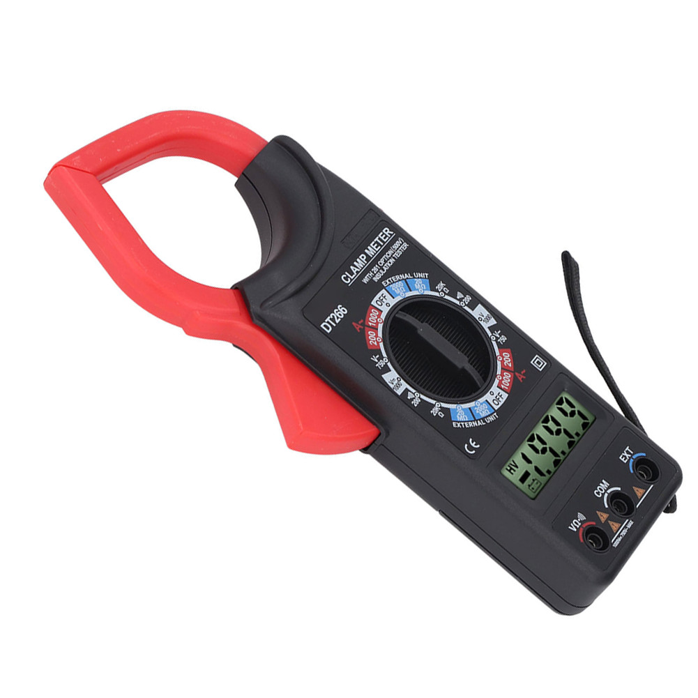 DT266 Digital Clamp Meter with Wide Range AC 0 1000A DC 0 1000V Measurement