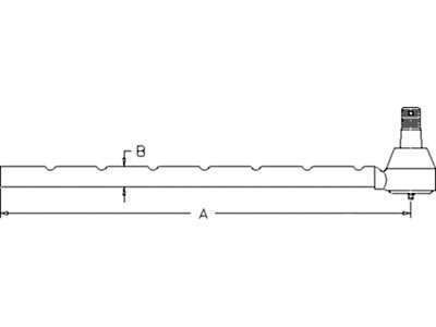 Tie Rod fits Kubota M7950S