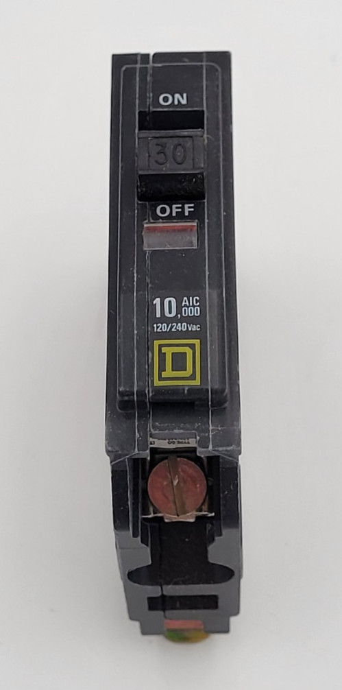 NEW Square D QO130 30 A 1-Pole Plug On Circuit Breaker (Box of 10)