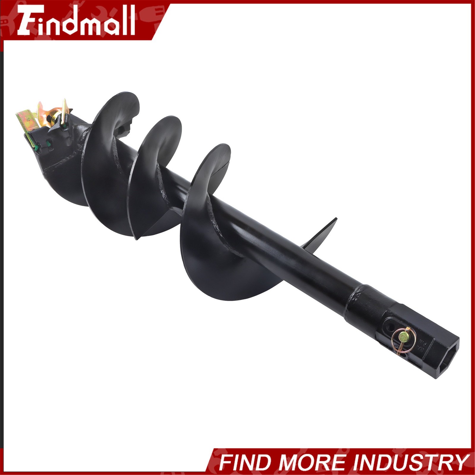 Findmall 2″ Hex Shank 12″ x 48″ Post Hole Digger Auger Bit For Excavator