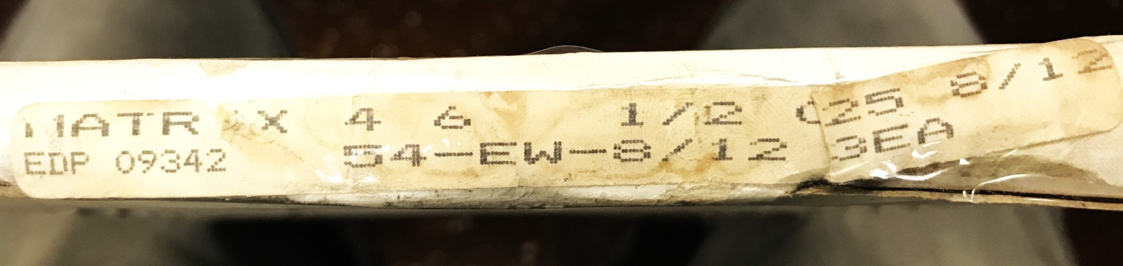 Matrix Portable Band Saw Blade 54-EW-8/12 [Box of 3] NOS