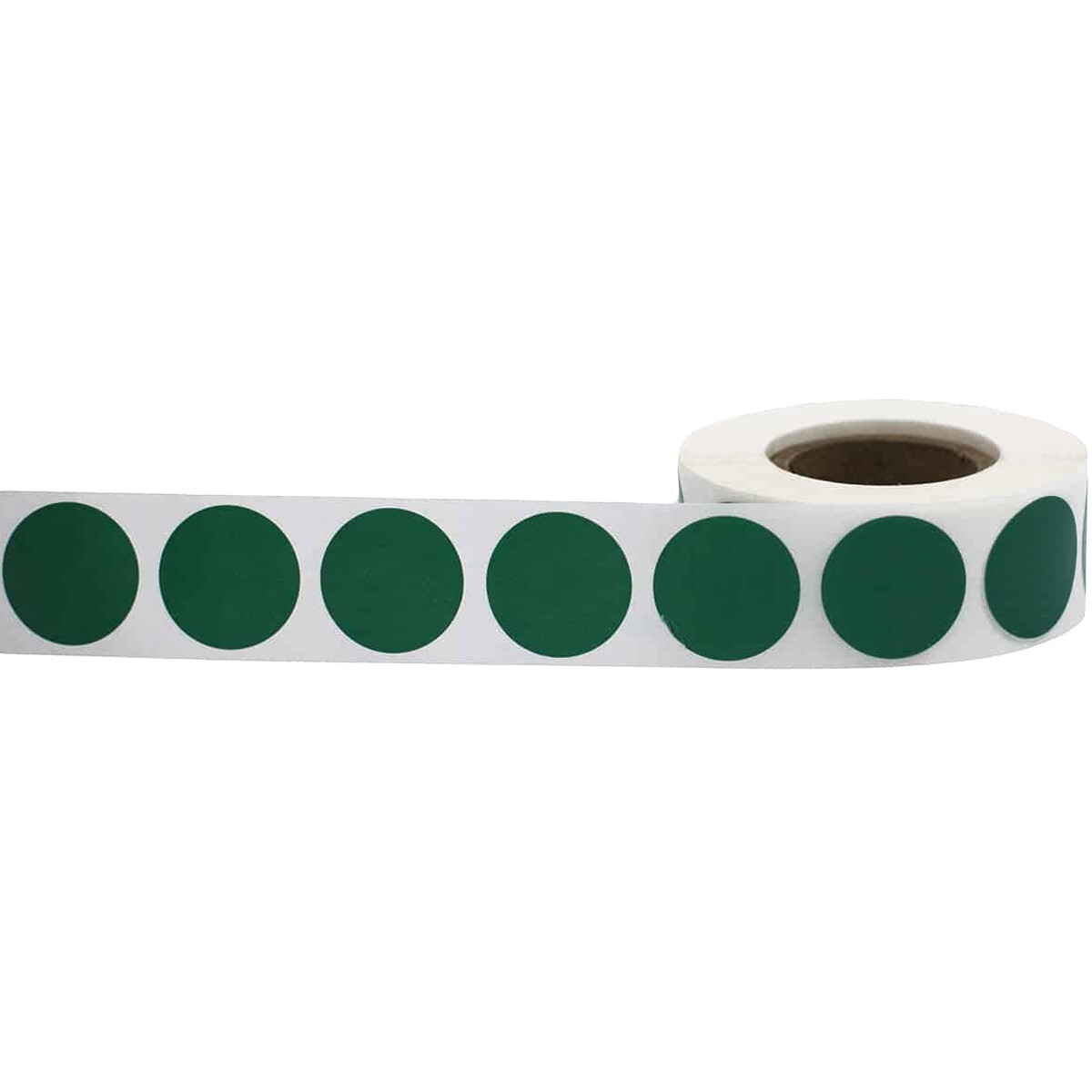 Circle Dot Stickers | 0.75″ Inch Round | 500 Pack | Pick One Color