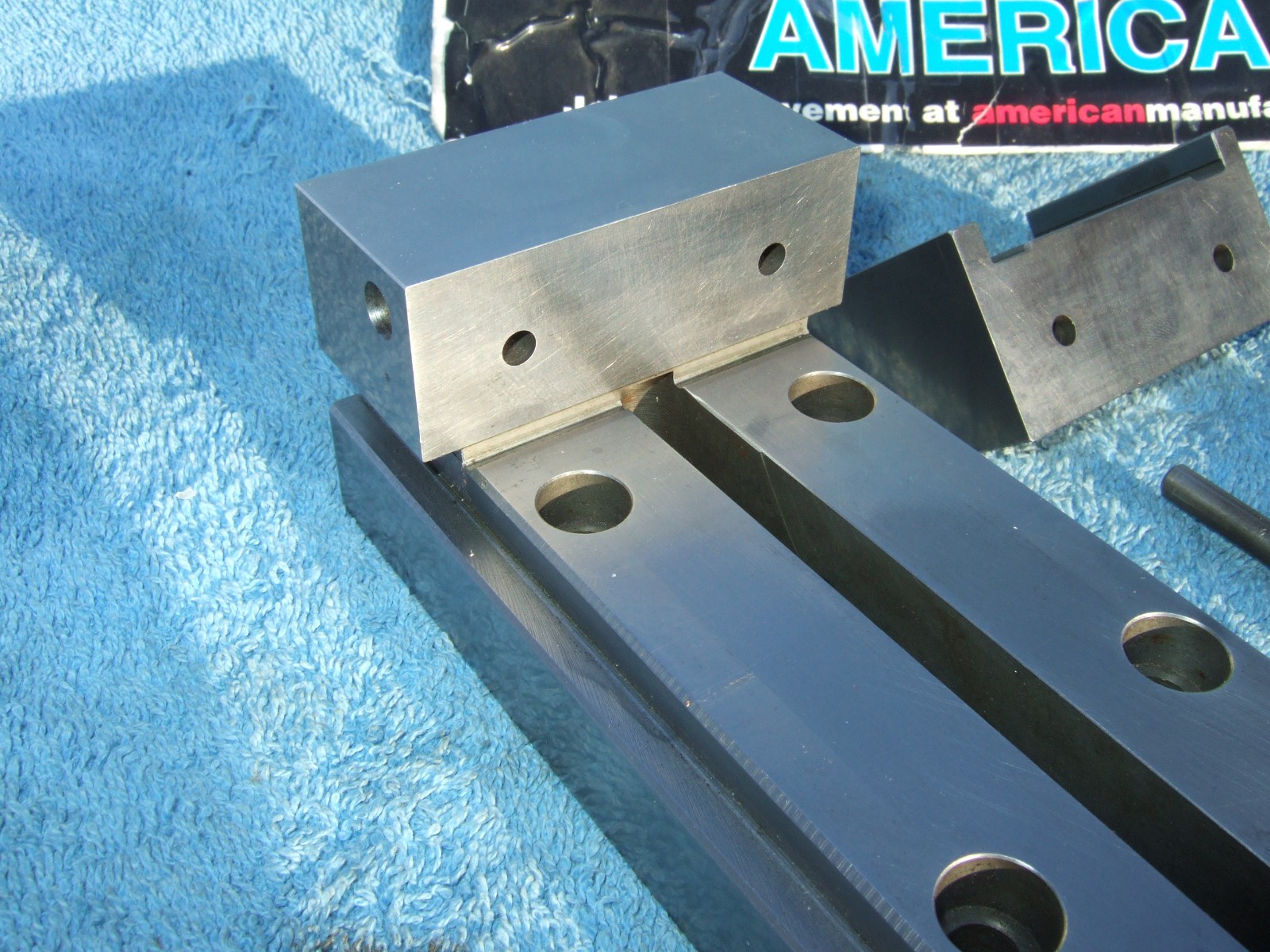 HERMANN SCHMIDT USED V0-4 GRIND VISE W/WRENCH TOOLMAKER MACHINIST INSPECTION #K