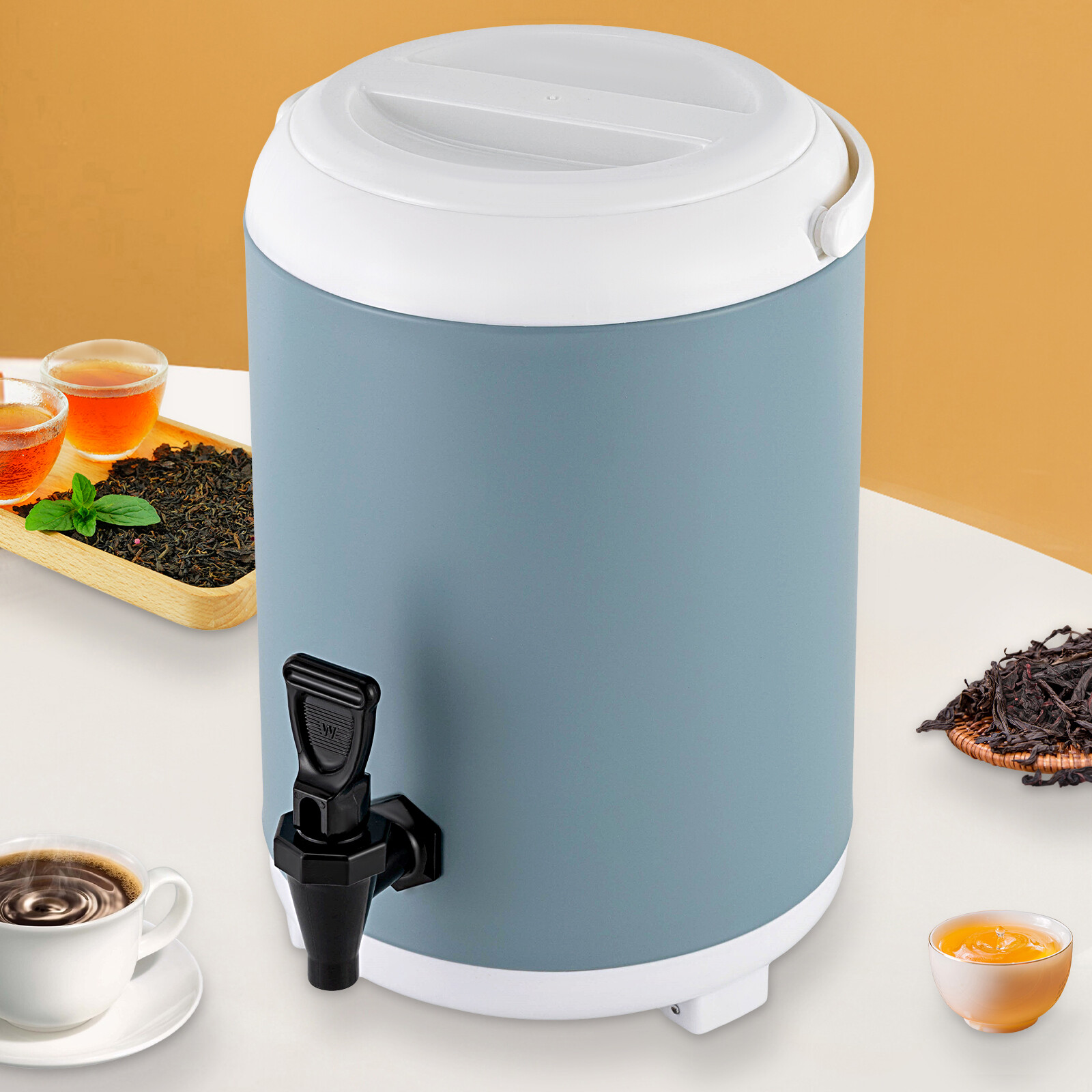 Thermal Hot & Cold Drink Dispenser 8L/1.9 Gallons Insulated Beverage Dispenser