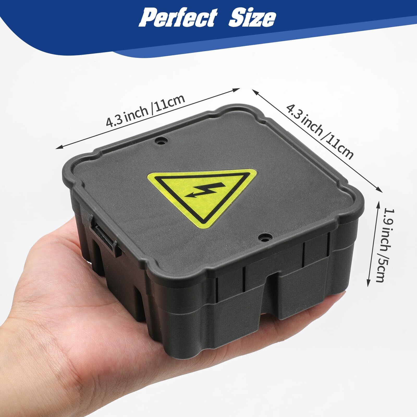 Open Splice Junction Box 6 Pack One-Piece Junction Box Splice Box. Repair Ope…