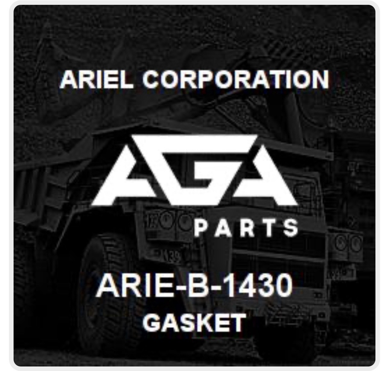 OEM Ariel B-1430 Gasket, Rectangle, 10-3/16 in x 13-1/2 in x 1/32 in