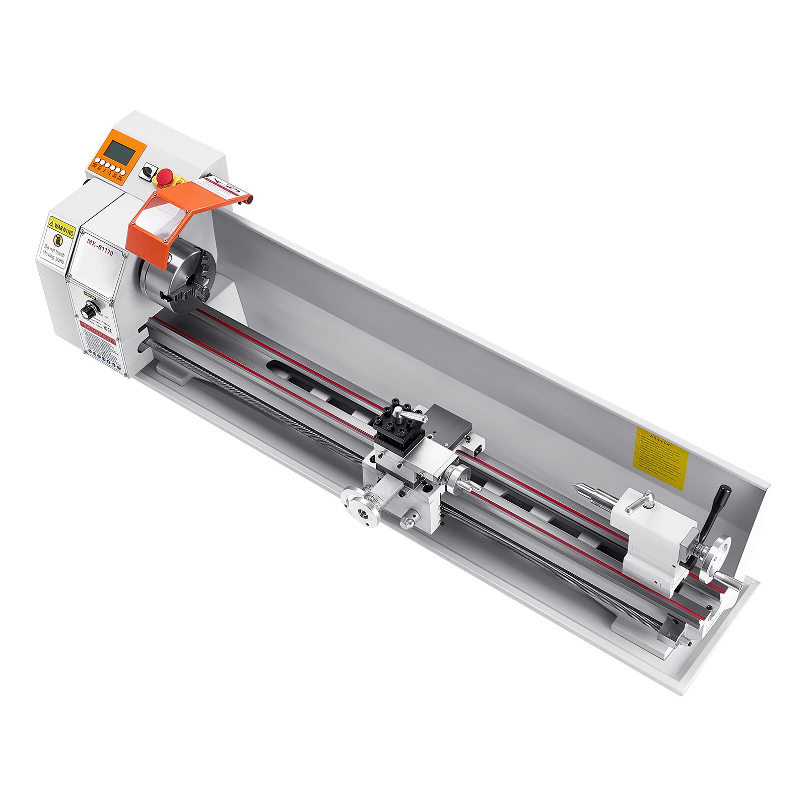 Metal Lathe Machine 8.7 x 39 in Precision Bench Power Metal Lathe Automatic Feed